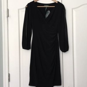 Lauren Ralph Lauren Split Sleeve Cocktail Dress 2